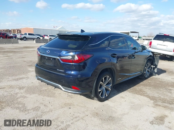 2022 Lexus RX with VIN 2T2HGMDA8NC083727, listed as a IAAI auction lot 41719989 with 39,666 mi miles. Bid and sale history available at carsss.com. Image 4.