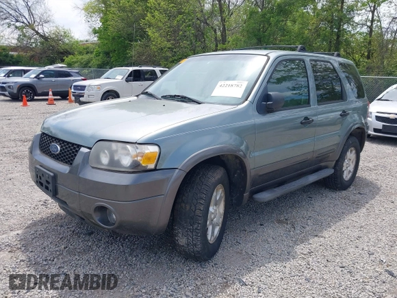 2006 Ford Escape XLT with VIN 1FMYU93186KA84383, listed as a IAAI auction lot 42218782 with 216,521 mi miles and . Bid and sale history available at DreamBid. Image 2.
