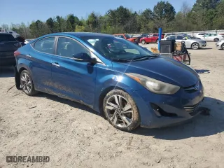 2014 Hyundai Elantra SE with VIN KMHDH4AE0EU145532, listed as a Copart auction lot 52524805 with 180,010 mi miles and Clean Title. Bid and sale history available at carsss.com. Image 4.