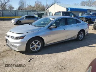 2016 Chevrolet Malibu LS z VIN 1G1ZB5ST4GF180640, wystawiony jako Copart lot #49913795 z przebiegiem 127 910 mil mil oraz Szkoda całkowita • Salvage title. Historia ofert i sprzedaży dostępna na DreamBid. Obrazek 1.