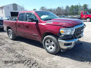 2021 Ram 1500 Big Horn with VIN 1C6SRFBT1MN528817, listed as a IAAI auction lot 41868758 with 89,556 mi miles. Bid and sale history available at carsss.com. Image 1.