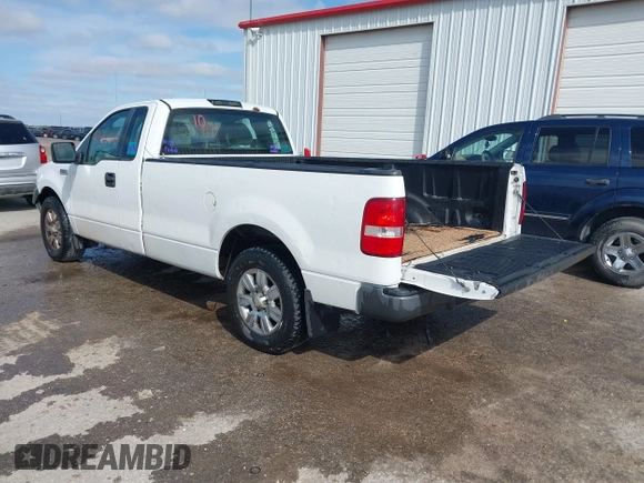 2007 Ford F-150 XL with VIN 1FTRF12247KC68364, listed as a IAAI auction lot 41856581 with 133,659 mi miles. Bid and sale history available at carsss.com. Image 3.
