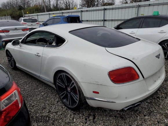 2015 Bentley Continental GT with VIN SCBFT7ZA5FC041658, listed as a Copart auction lot 80502724 with Not Provided miles and Salvage Title. Bid and sale history available at DreamBid. Image 2.