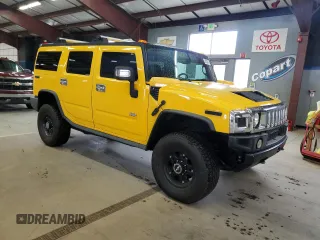 2006 Hummer H2 with VIN 5GRGN23UX6H110928, listed as a Copart auction lot 54220815 with 181,646 mi miles and Salvage Title. Bid and sale history available at carsss.com. Image 4.