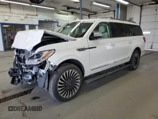 2020 Lincoln Navigator Black Label z VIN 5LMJJ3TT5LEL23937, wystawiony jako Copart lot #54434155 z przebiegiem 22 437 mil mil oraz Szkody całkowita. Historia ofert i sprzedaży dostępna na DreamBid. Obrazek 1.