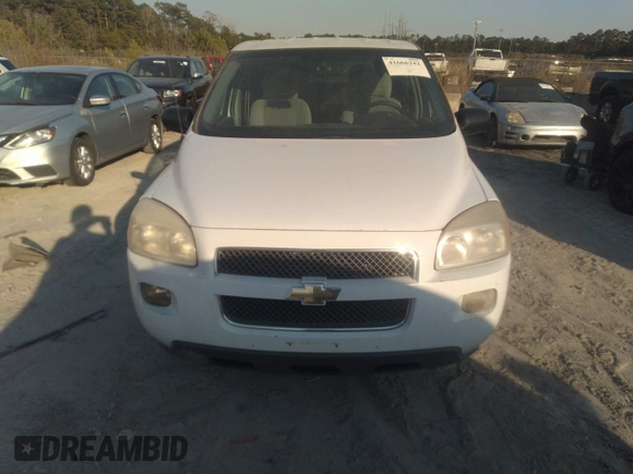 2008 Chevrolet Uplander LS with VIN 1GNDV23W98D130546, listed as a IAAI auction lot 41666342 with 186,601 mi miles. Bid and sale history available at carsss.com. Image 6.