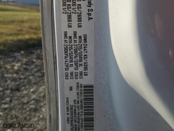 2015 Ram ProMaster City Cargo Van Tradesman SLT with VIN ZFBERFBTXF6A46758, listed as a Copart auction lot 49584265 with 258,060 mi miles and Salvage Title. Bid and sale history available at carsss.com. Image 12.