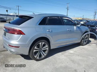 2019 Audi Q8 Prestige with VIN WA1CVAF1XKD026566, listed as a Copart auction lot 48567395 with 49,038 mi miles and Salvage title. Bid and sale history available at DreamBid. Image 3.