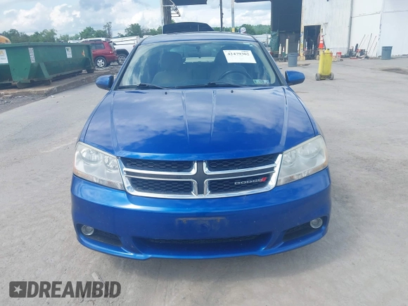 2013 Dodge Avenger SXT with VIN 1C3CDZCGXDN709224, listed as a IAAI auction lot 42479302 with 93,555 mi miles and . Bid and sale history available at DreamBid. Image 6.