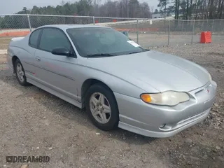 2002 Chevrolet Monte Carlo SS with VIN 2G1WX15K629307275, listed as a IAAI auction lot 41478740 with 255,013 mi miles. Bid and sale history available at carsss.com. Image 1.