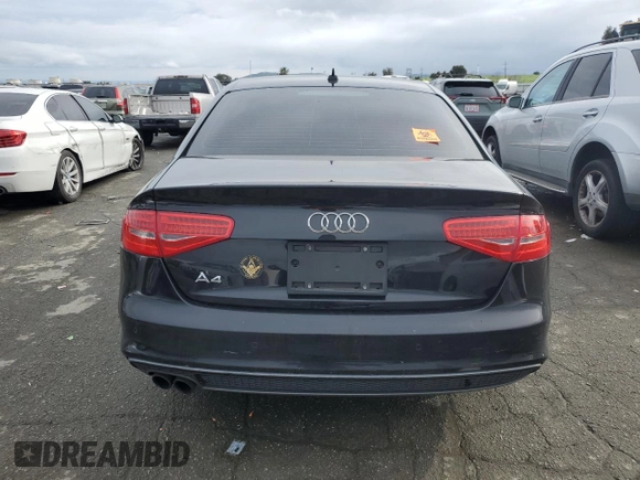 2014 Audi A4 Premium Plus with VIN WAUEFAFL1EN039909, listed as a Copart auction lot 43622895 with 83,143 mi miles and Salvage Title. Bid and sale history available at carsss.com. Image 6.