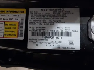 2015 Ford Fusion SE with VIN 3FA6P0H70FR134318, listed as a IAAI auction lot 41836904 with 115,872 mi miles. Bid and sale history available at carsss.com. Image 9.