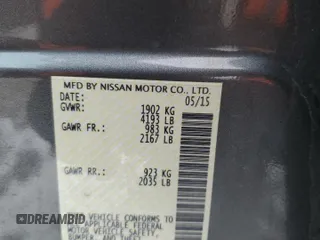 2015 Nissan LEAF SV with VIN 1N4AZ0CP5FC332953, listed as a Copart auction lot 39087903 with 61,605 mi miles. Bid and sale history available at carsss.com. Image 12.