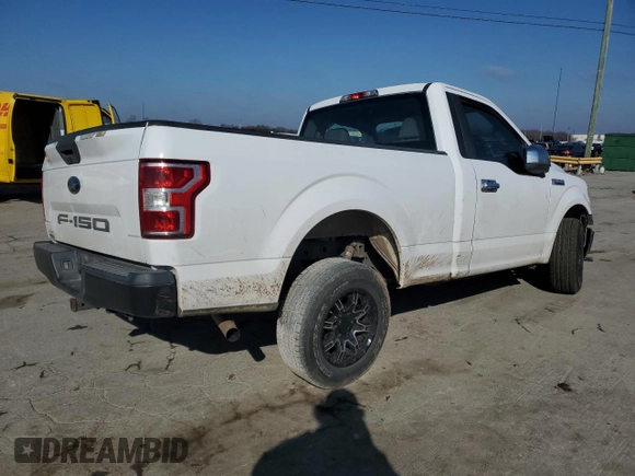 2018 Ford F-150 XL with VIN 1FTMF1CB4JKC54643, listed as a Copart auction lot 44775385 with 125,841 mi miles and Salvage Title. Bid and sale history available at carsss.com. Image 3.