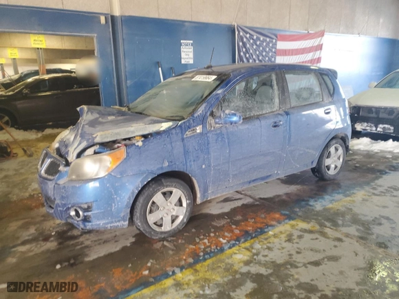 2009 Pontiac G3 with VIN KL2TD66E69B663178, listed as a Copart auction lot 87419984 with NaN miles and Salvage Title. Bid and sale history available at carsss.com. Image 1.