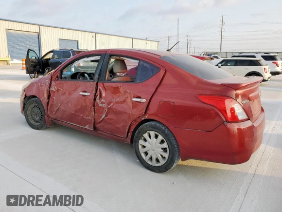 2016 Nissan Versa S z VIN 3N1CN7AP2GL872263, wystawiony jako Copart lot #58126075 z przebiegiem 157 170 mil mil oraz Czysty tytuł • Clean title. Historia ofert i sprzedaży dostępna na DreamBid. Obrazek 2.