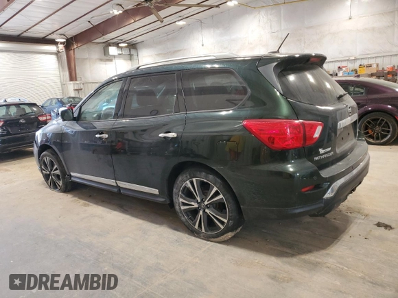 2018 Nissan Pathfinder Platinum with VIN 5N1DR2MM9JC654801, listed as a Copart auction lot 48439965 with 95,823 mi miles and Clean title. Bid and sale history available at DreamBid. Image 2.