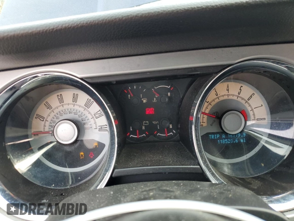 2010 Ford Mustang GT with VIN 1ZVBP8FH7A5119858, listed as a Copart auction lot 60839275 with 118,520 mi miles and Salvage title. Bid and sale history available at DreamBid. Image 9.