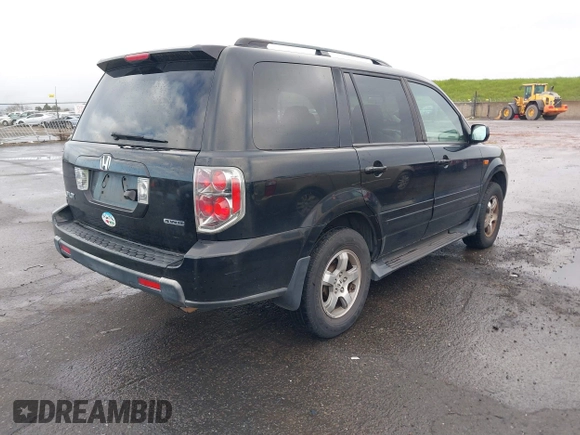 2006 Honda Pilot EX-L with VIN 2HKYF18726H552054, listed as a IAAI auction lot 41822652 with 153,822 mi miles and . Bid and sale history available at DreamBid. Image 4.