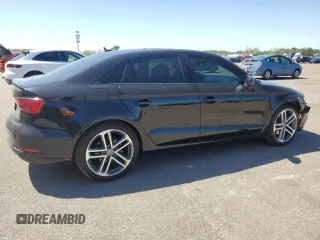 2020 Audi A3 Sedan Premium with VIN WAUAUGFFXLA098009, listed as a Copart auction lot 53214794 with 49,953 mi miles and Salvage Title. Bid and sale history available at carsss.com. Image 3.