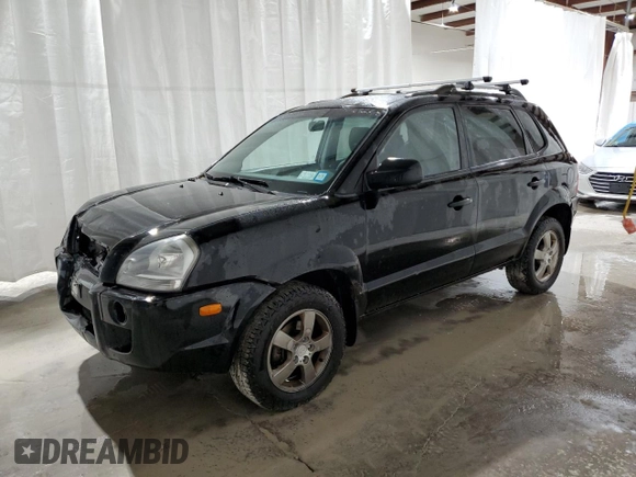 2007 Hyundai Tucson GLS with VIN KM8JM12B27U586678, listed as a Copart auction lot 76318234 with 135,542 mi miles and Salvage Title. Bid and sale history available at carsss.com. Image 1.