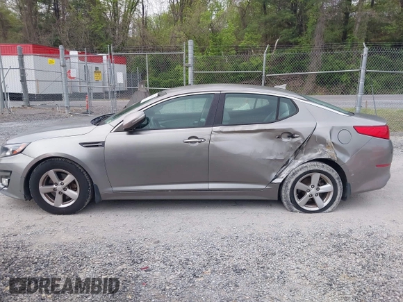 2014 Kia Optima LX with VIN 5XXGM4A73EG277964, listed as a IAAI auction lot 42079663 with 91,009 mi miles. Bid and sale history available at carsss.com. Image 15.