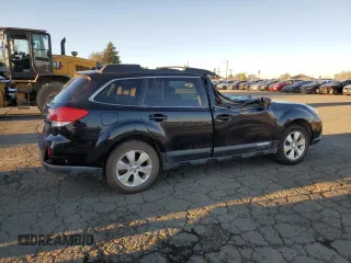2011 Subaru Outback 3.6R Limited with VIN 4S4BRDJC8B2369156, listed as a Copart auction lot 87675605 with 0 mi miles and Salvage Title. Bid and sale history available at carsss.com. Image 3.