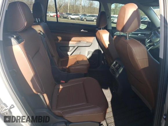 2023 Volkswagen Atlas SEL R-Line Black with VIN 1V2SR2CA6PC525263, listed as a Copart auction lot 45069844 with 6,855 mi miles and Salvage title. Bid and sale history available at DreamBid. Image 12.