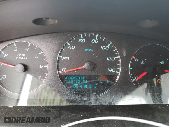2013 Chevrolet Impala LTZ with VIN 2G1WC5E33D1118175, listed as a Copart auction lot 53909355 with 168,772 mi miles and Salvage Title. Bid and sale history available at DreamBid. Image 9.
