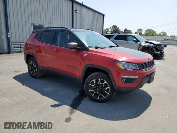 2020 Jeep Compass Trailhawk z VIN 3C4NJDDB5LT238584, wystawiony jako Copart lot #65119345 z przebiegiem 37 854 mil mil oraz Szkoda całkowita • Salvage title. Historia ofert i sprzedaży dostępna na DreamBid. Obrazek 4.