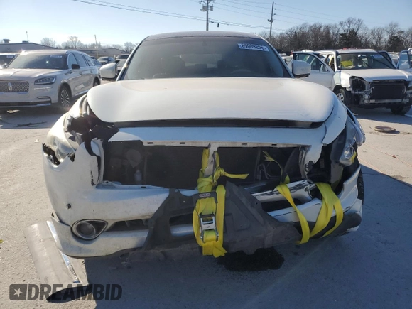 2015 Infiniti QX70 with VIN JN8CS1MU6FM381563, listed as a Copart auction lot 45113595 with 199,694 mi miles and Salvage title. Bid and sale history available at DreamBid. Image 5.