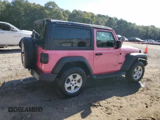 2021 Jeep Wrangler Willys with VIN 1C4HJXAG6MW651740, listed as a Copart auction lot 75310184 with 39,608 mi miles and Salvage title. Bid and sale history available at DreamBid. Image 3.