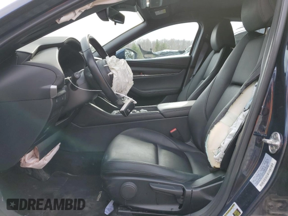 2021 Mazda 3 Select with VIN JM1BPBKL4M1403678, listed as a Copart auction lot 52565435 with 34,520 mi miles and Salvage title. Bid and sale history available at DreamBid. Image 7.