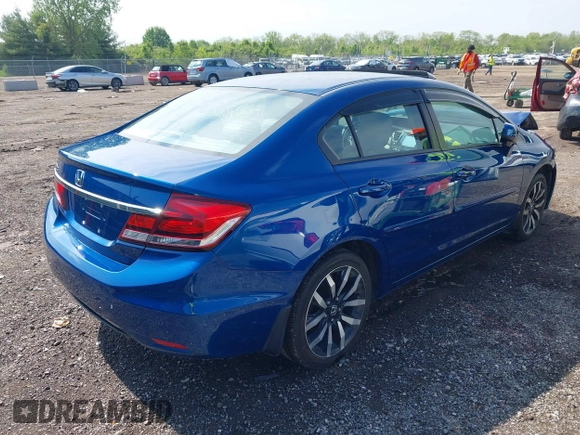 2014 Honda Civic EX-L with VIN 2HGFB2F92EH547183, listed as a IAAI auction lot 42207661 with 74,867 mi miles and . Bid and sale history available at DreamBid. Image 4.