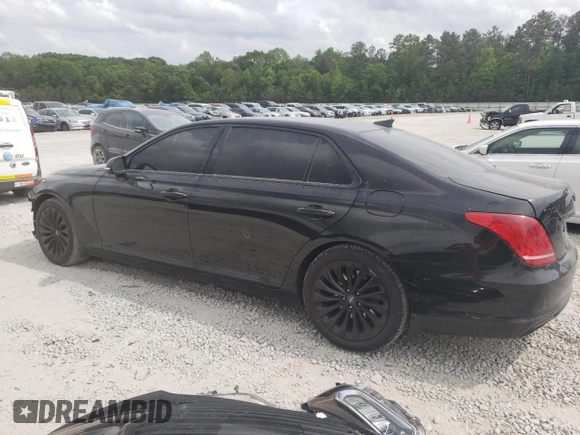 2017 Genesis G90 Premium z VIN KMHG34JA4HU028002, wystawiony jako Copart lot #54210265 z przebiegiem 161 194 mil mil oraz Szkody całkowita. Historia ofert i sprzedaży dostępna na DreamBid. Obrazek 2.