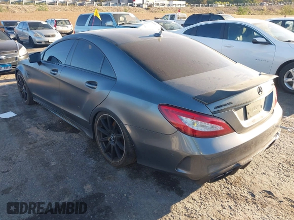 2016 Mercedes-Benz CLS 63 S AMG with VIN WDDLJ7GB4GA179521, listed as a IAAI auction lot 41651130 with 98,036 mi miles and . Bid and sale history available at DreamBid. Image 3.