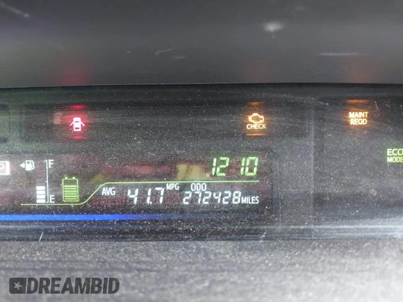 2013 Toyota Prius Two with VIN JTDZN3EU8D3248829, listed as a IAAI auction lot 41903284 with 272,428 mi miles and . Bid and sale history available at DreamBid. Image 15.