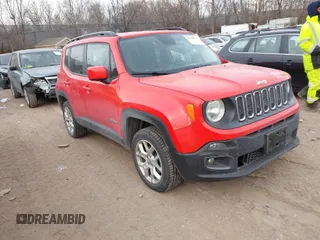 2015 Jeep Renegade Latitude with VIN ZACCJBBTXFPB79986, listed as a IAAI auction lot 41258911 with 108,104 mi miles and . Bid and sale history available at carsss.com. Image 1.