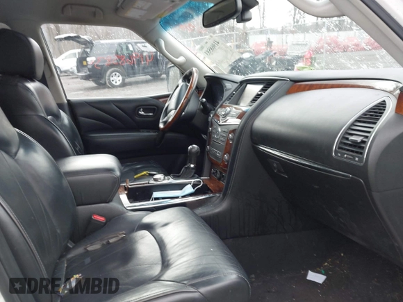 2017 Infiniti QX80 with VIN JN8AZ2NCXH9430364, listed as a IAAI auction lot 41968583 with 159,169 mi miles and . Bid and sale history available at DreamBid. Image 5.