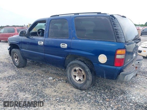 2002 Chevrolet Tahoe LS with VIN 1GNEC13Z62R205972, listed as a IAAI auction lot 42386598 with Not provided miles and . Bid and sale history available at DreamBid. Image 3.