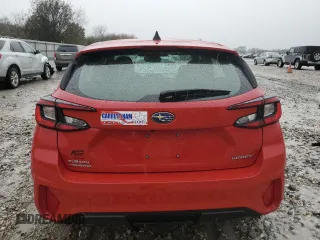2024 Subaru Impreza with VIN JF1GUABC7R8243695, listed as a Copart auction lot 81164984 with 7,964 mi miles and Salvage Title. Bid and sale history available at carsss.com. Image 6.