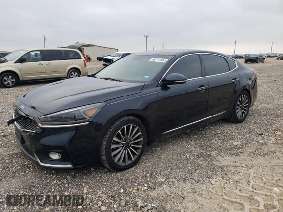 2017 Kia Cadenza Premium with VIN KNALB4J10H5073080, listed as a Copart auction lot 69711644 with 97,552 mi miles and Salvage Title. Bid and sale history available at carsss.com. Image 1.