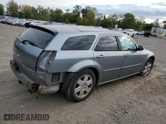 2006 Dodge Magnum SXT with VIN 2D4GZ47V36H344748, listed as a Copart auction lot 72354264 with 99,719 mi miles and Salvage Title. Bid and sale history available at DreamBid. Image 3.