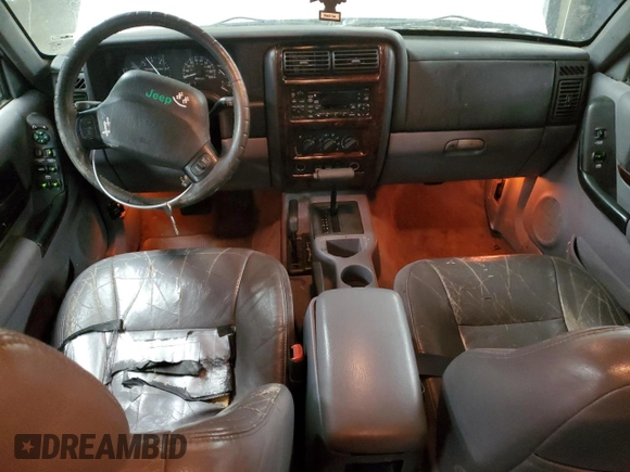 1997 Jeep Cherokee Country with VIN 1J4FJ78S0VL587323, listed as a Copart auction lot 89295355 with 205,432 mi miles and Salvage Title. Bid and sale history available at carsss.com. Image 8.