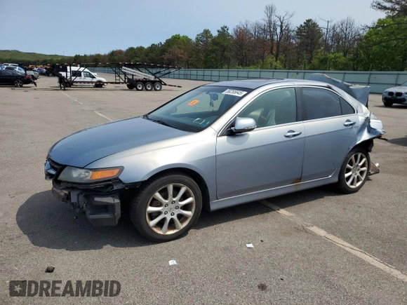 2006 Acura TSX with VIN JH4CL96886C000789, listed as a Copart auction lot 58255645 with 237,659 mi miles and Salvage title. Bid and sale history available at DreamBid. Image 1.