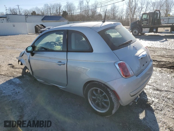 2014 FIAT 500 Pop with VIN 3C3CFFAR9ET250265, listed as a Copart auction lot 43253665 with 84,004 mi miles and Salvage Title. Bid and sale history available at carsss.com. Image 2.