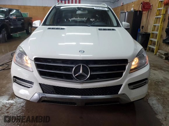 2012 Mercedes-Benz M ML 350 with VIN 4JGDA5HB9CA013647, listed as a Copart auction lot 54341265 with 167,514 mi miles and Clean Title. Bid and sale history available at carsss.com. Image 5.