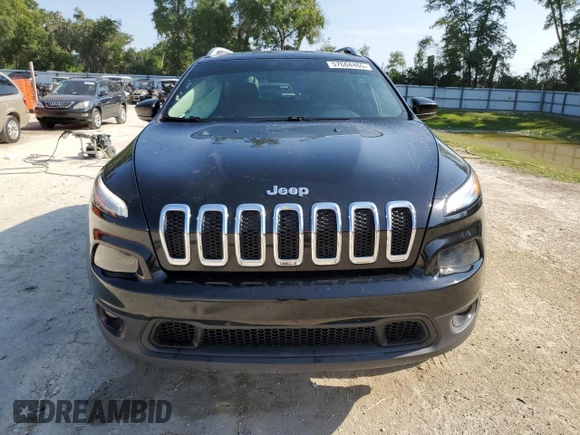 2018 Jeep Cherokee Latitude Tech Connect with VIN 1C4PJMCX7JD500971, listed as a Copart auction lot 57604465 with 133,293 mi miles and Salvage title. Bid and sale history available at DreamBid. Image 5.