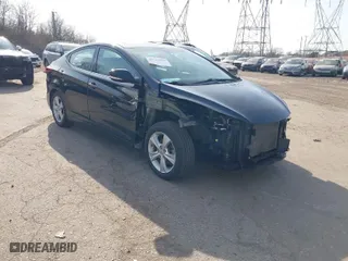 2016 Hyundai Elantra SE with VIN 5NPDH4AE6GH781244, listed as a IAAI auction lot 41775994 with 62008 miles. Bid and sale history available at carsss.com. Image 1.