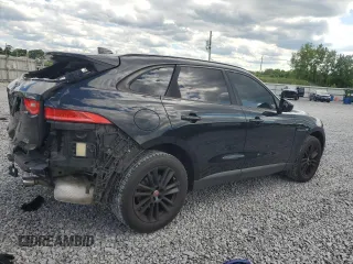 2017 Jaguar F-Pace 35t Prestige with VIN SADCK2BVXHA058011, listed as a Copart auction lot 55601595 with 166,236 mi miles and Salvage title. Bid and sale history available at DreamBid. Image 3.
